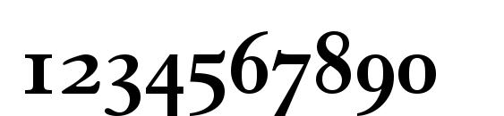 Tiascoosssk bold Font, Number Fonts