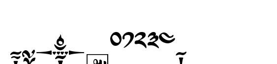 TibetanMachineWeb8 Font, Number Fonts