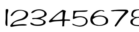 Ticard Regular Font, Number Fonts