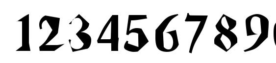 Ticky font Font, Number Fonts