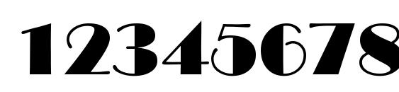 Tiedeman Font, Number Fonts