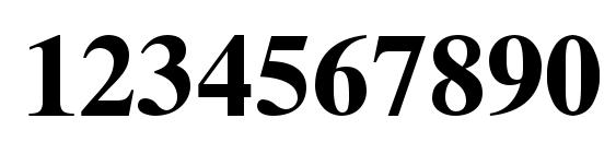 Tiempo bold Font, Number Fonts