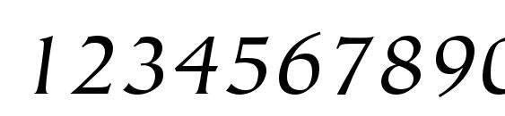 TiepoloStd BookItalic Font, Number Fonts
