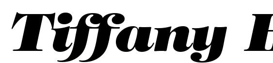 Tiffany Heavy Italic BT Font