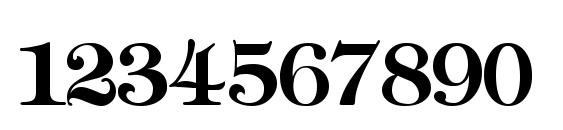 Tiffany Font, Number Fonts