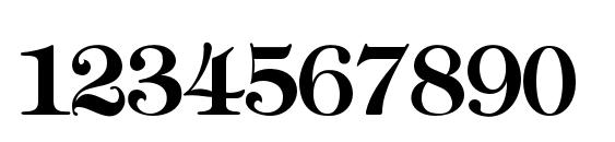 Tiffanyc Font, Number Fonts
