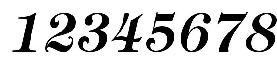 TiffanyStd DemiItalic Font, Number Fonts