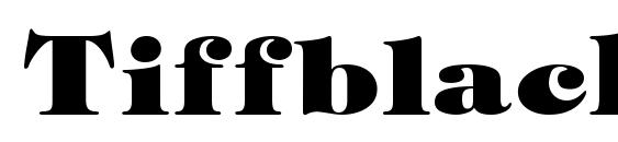 Tiffblack Font