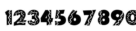 Tijuana Medium Font, Number Fonts