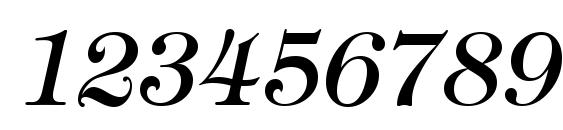 Timber Italic Font, Number Fonts