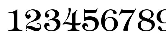 Timber Regular Font, Number Fonts