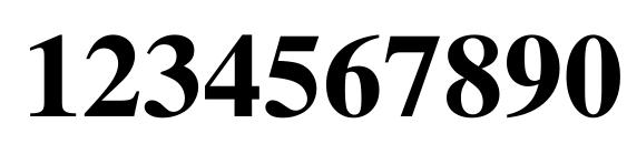 Times CE Bold Font, Number Fonts