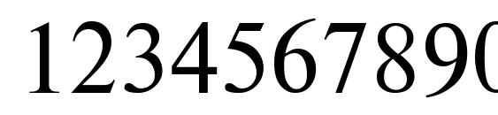 Timeset regular Font, Number Fonts