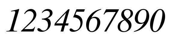 TimesTenLTStd Italic Font, Number Fonts