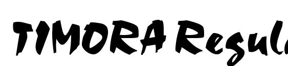 TIMORA Regular Font