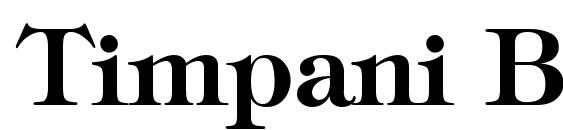 шрифт Timpani Bold, бесплатный шрифт Timpani Bold, предварительный просмотр шрифта Timpani Bold