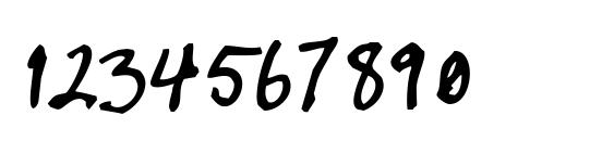 timtastic! hand Font, Number Fonts