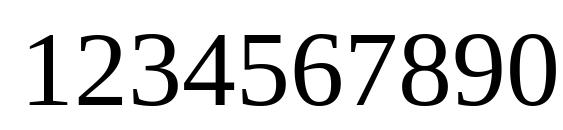 Tinos Font, Number Fonts