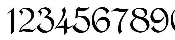 Tintagel Font, Number Fonts