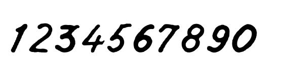 tintin Font, Number Fonts