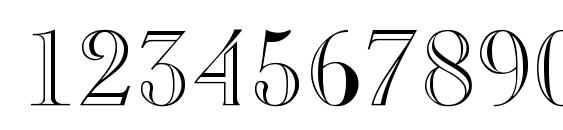 Tintinabulation hollow Font, Number Fonts