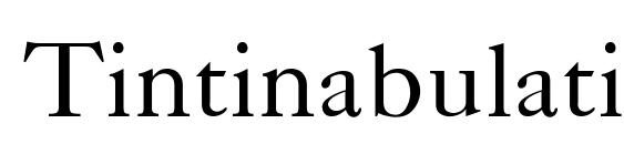 Tintinabulation light font, free Tintinabulation light font, preview Tintinabulation light font