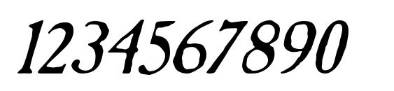 Tintinabulation old italic Font, Number Fonts