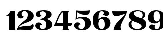 Titania MF Font, Number Fonts