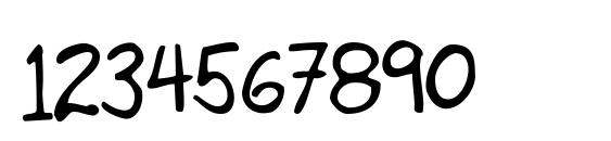 Titwillow Font, Number Fonts