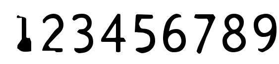 Tjackluder Font, Number Fonts