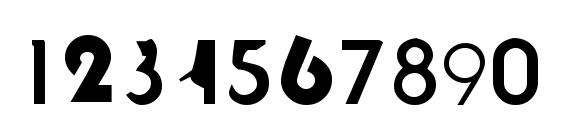 tjockebo Font, Number Fonts