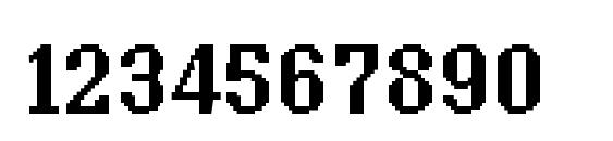 Tkachevica 13px Font, Number Fonts