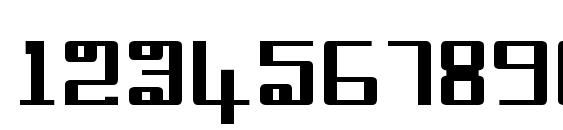 Tml square plain Font, Number Fonts