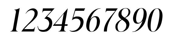 Toledo Italic Font, Number Fonts