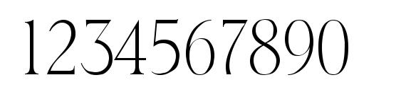 ToledoLH Regular Font, Number Fonts