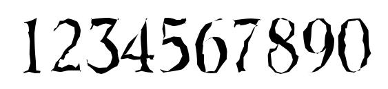 ToledoRandom Regular Font, Number Fonts