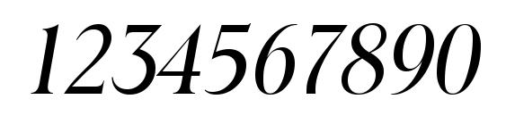 ToledoSerial Italic Font, Number Fonts