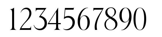 ToledoSerial Light Regular Font, Number Fonts