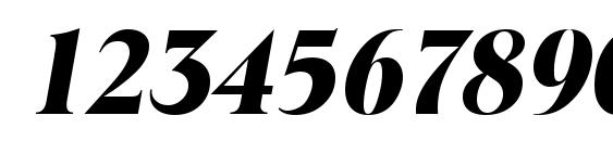 ToledoSerial Xbold Italic Font, Number Fonts