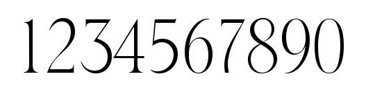 ToledoSerial Xlight Regular Font, Number Fonts