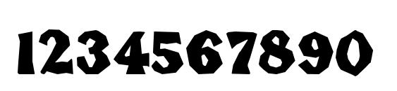 Tomahawk MF Font, Number Fonts