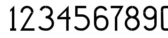 Tommy Font, Number Fonts