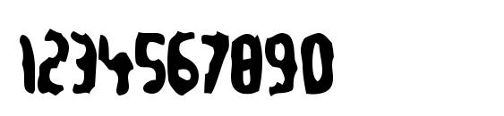 TommyGun Font, Number Fonts
