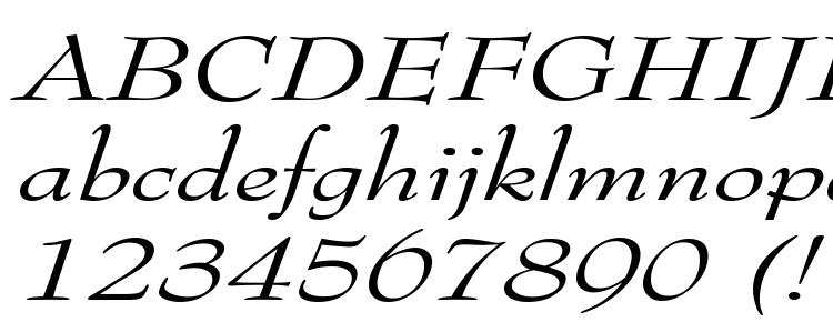 глифы шрифта Tophatextended italic, символы шрифта Tophatextended italic, символьная карта шрифта Tophatextended italic, предварительный просмотр шрифта Tophatextended italic, алфавит шрифта Tophatextended italic, шрифт Tophatextended italic