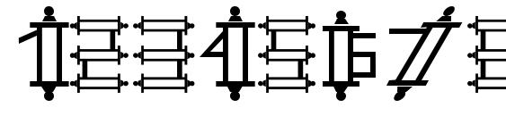 Torah regular Font, Number Fonts