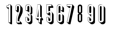 Torchwood Shadow Font, Number Fonts