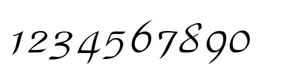 Torhok Italic.001.001 Font, Number Fonts