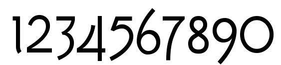Tork Regular Font, Number Fonts