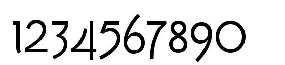 Tork Font, Number Fonts