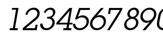 Torrentgraphicssk italic Font, Number Fonts